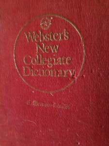The dictionary I go when I graduated from high school. 