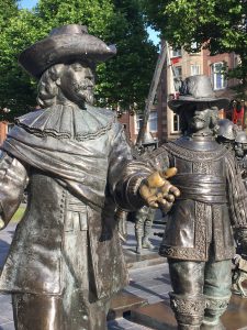 The characters in Rembrandt's painting The Nightwatch in statue form. What stories did THEY tell?
